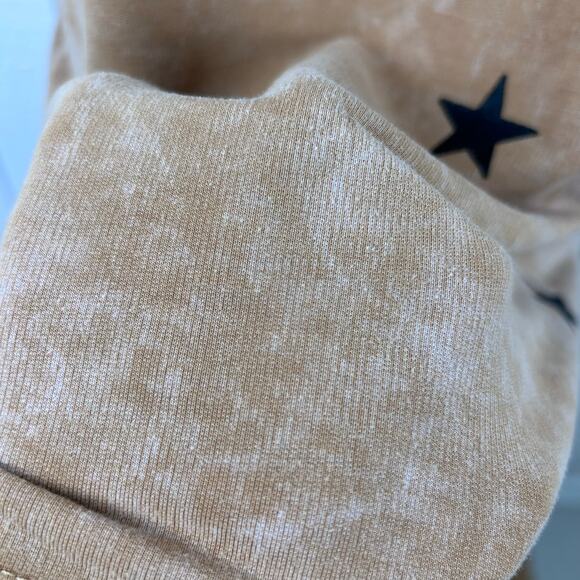 Promesa Vintage Wash Star Print Oversized Boho Tee Women S - Picture 3 of 6